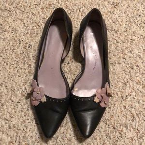 Kenneth Cole Reaction Flower Leather Flats - 7.5